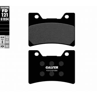 PASTILLAS FRENO GALFER FD121-G1054 (SEMI-METÁLICAS)