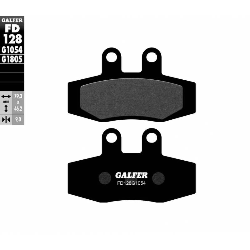 PASTILLAS FRENO GALFER FD128-G1054 (SEMI-METÁLICAS)