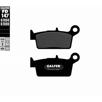 PASTILLAS FRENO GALFER FD147-G1054 (SEMI-METÁLICAS)