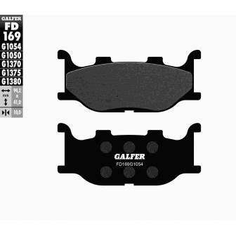 PASTILLAS FRENO GALFER FD169-G1054 (semi-metálicas)