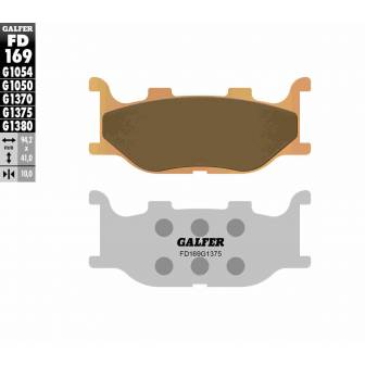 PASTILLAS FRENO GALFER FD169-G1375 MOTO (cerámico/metálico)