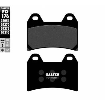 PASTILLAS FRENO GALFER FD176-G1054 (SEMI-METÁLICAS)