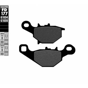 PASTILLAS FRENO GALFER FD177-G1054 (SEMI-METÁLICAS)