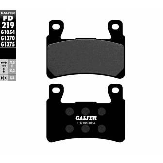 PASTILLAS FRENO GALFER FD219-G1054 (SEMI-METÁLICAS)