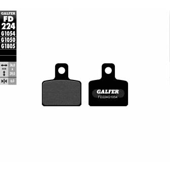 PASTILLAS FRENO GALFER FD224-G1054 (SEMI-METÁLICAS)
