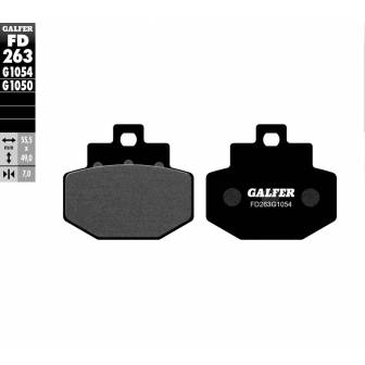 PASTILLAS FRENO GALFER FD263-G1054 (SEMI-METÁLICAS)
