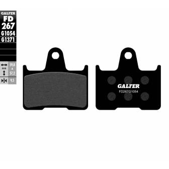 PASTILLAS FRENO GALFER FD267-G1054 (SEMI-METÁLICAS)