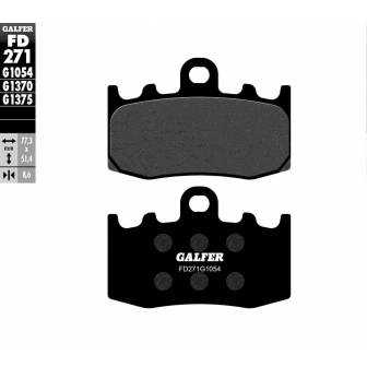 PASTILLAS FRENO GALFER FD271-G1054 (SEMI-METÁLICAS)