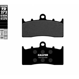 PASTILLAS FRENO GALFER FD272-G1054 (SEMI-METÁLICAS)