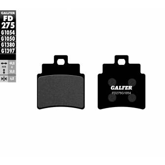 PASTILLAS FRENO GALFER FD275-G1054 (SEMI-METÁLICAS)