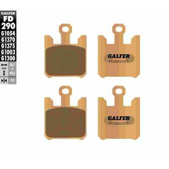 PASTILLAS FRENO GALFER FD290-G1370 MOTO (SINTERIZADO)