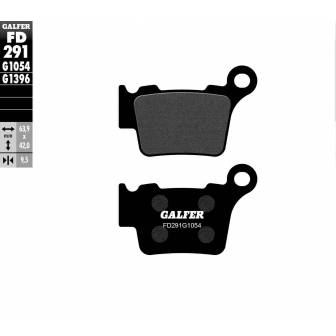 PASTILLAS FRENO GALFER FD291-G1054 (SEMI-METÁLICAS)