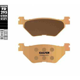 PASTILLAS FRENO GALFER FD295-G1371 MOTO (SINTERIZADO) TRASERAS