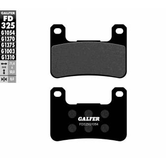 PASTILLAS FRENO GALFER FD325-G1054 (SEMI-METÁLICAS)