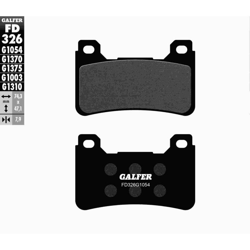 PASTILLAS FRENO GALFER FD326-G1054 (SEMI-METÁLICAS)