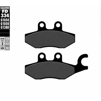 PASTILLAS FRENO GALFER FD334-G1054 (SEMI-METÁLICAS)