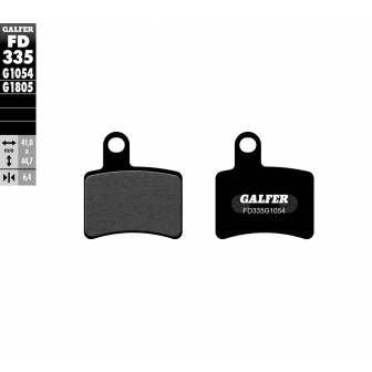 PASTILLAS FRENO GALFER FD335-G1054 (SEMI-METÁLICAS)