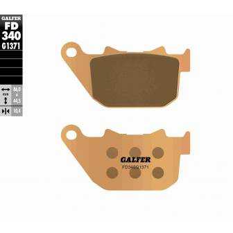 PASTILLAS FRENO GALFER FD340-G1371 MOTO (SINTERIZADO) TRASERAS