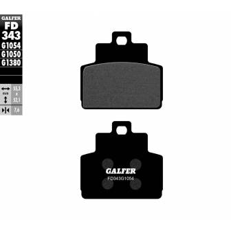 PASTILLAS FRENO GALFER FD343-G1054 (SEMI-METÁLICAS)