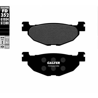 PASTILLAS FRENO GALFER FD352-G1054 (SEMI-METÁLICAS)
