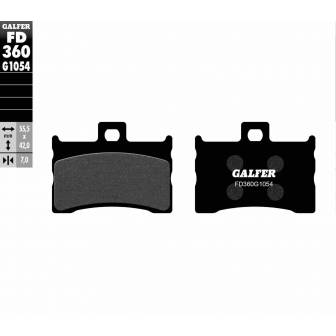 PASTILLAS FRENO GALFER FD360-G1054 (SEMI-METÁLICAS)