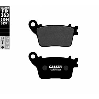 PASTILLAS FRENO GALFER FD363-G1054 (SEMI-METÁLICAS)