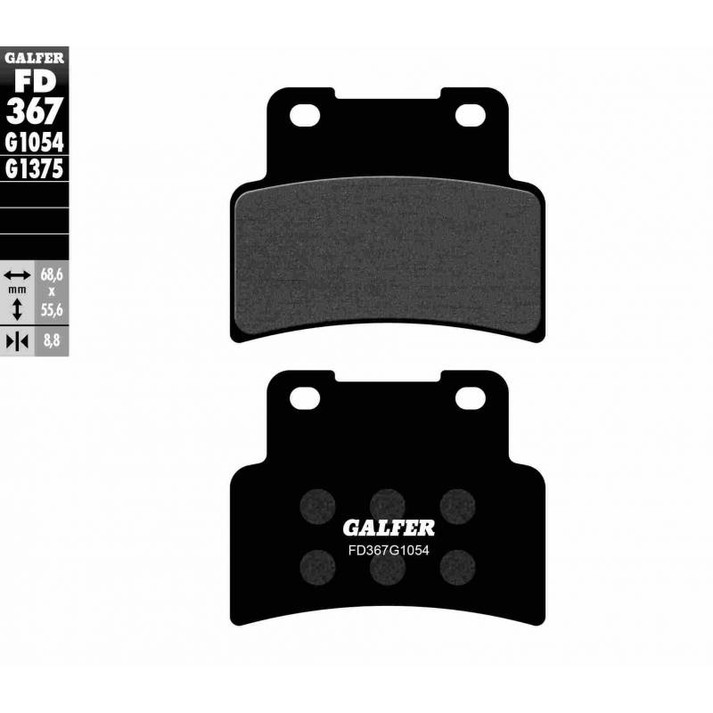 PASTILLAS FRENO GALFER FD367-G1054 (SEMI-METÁLICAS)