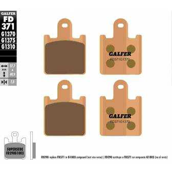 PASTILLAS FRENO GALFER FD371-G1370 MOTO (SINTERIZADO)