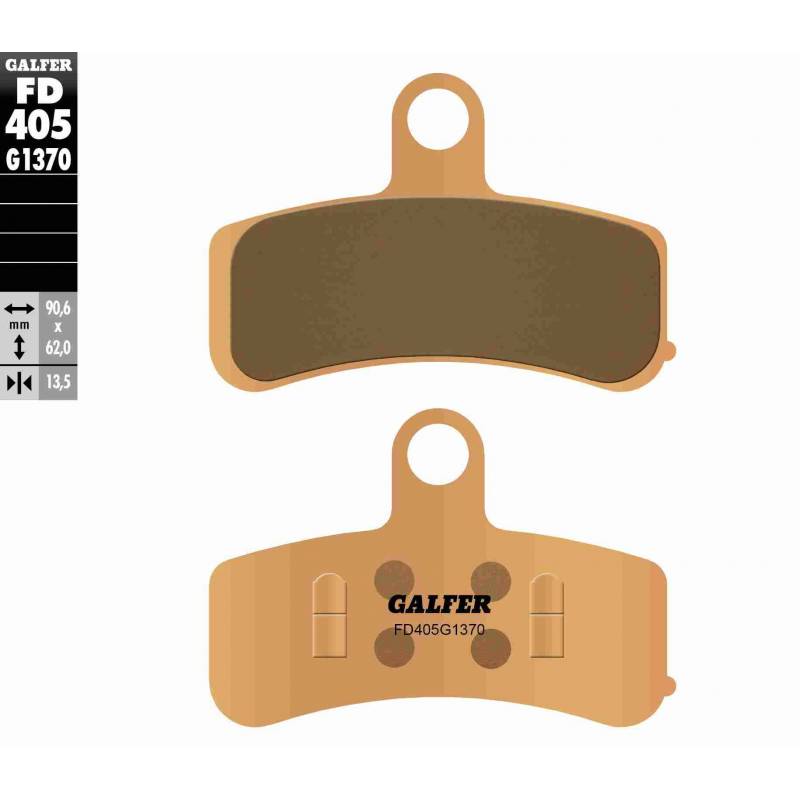 PASTILLAS FRENO GALFER FD405-G1370 MOTO (SINTERIZADO) PASTILLAS FRENO GALFER FD405-G1370 MOTO (SINTERIZADO)
