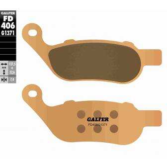 PASTILLAS FRENO GALFER FD406-G1371 MOTO (SINTERIZADO) TRASERAS