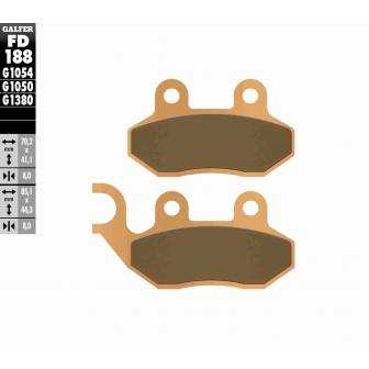 PASTILLAS FRENO GALFER FD188-G1380-83 SCOOTERS (cerámico/metálico)