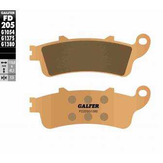 PASTILLAS FRENO GALFER FD205-G1380-83 SCOOTERS (cerámico/metálico)