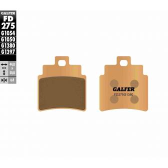 PASTILLAS FRENO GALFER FD275-G1380-83 SCOOTERS (cerámico/metálico)