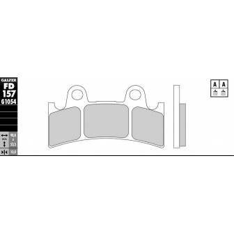 PASTILLAS FRENO GALFER FD157-G1651 LILA (semi-metálicas).