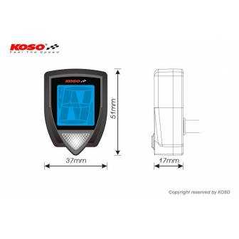 Indicador marchas KOSO V2 KN002000