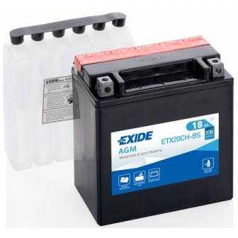 BATERIA EXIDE ETX20CH-BS AGM