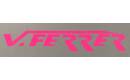 PEGATINA LOGO V.FERRER COLORES Color Rosa