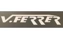 PEGATINA LOGO V.FERRER COLORES Color Blanco