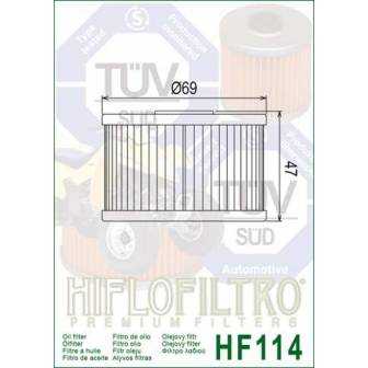 FILTRO ACEITE HIFLOFILTRO HF114