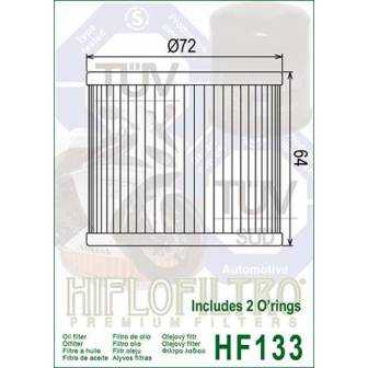 FILTRO ACEITE HIFLOFILTRO HF133