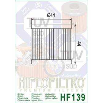 FILTRO ACEITE HIFLOFILTRO HF139