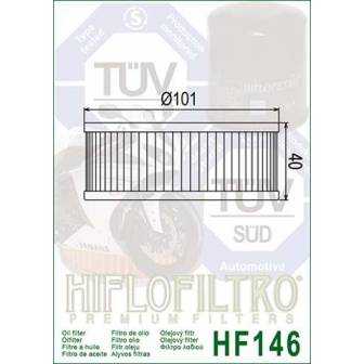 FILTRO ACEITE HIFLOFILTRO HF146