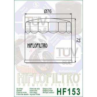 FILTRO ACEITE HIFLOFILTRO HF153