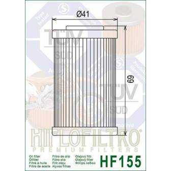 FILTRO ACEITE HIFLOFILTRO HF155