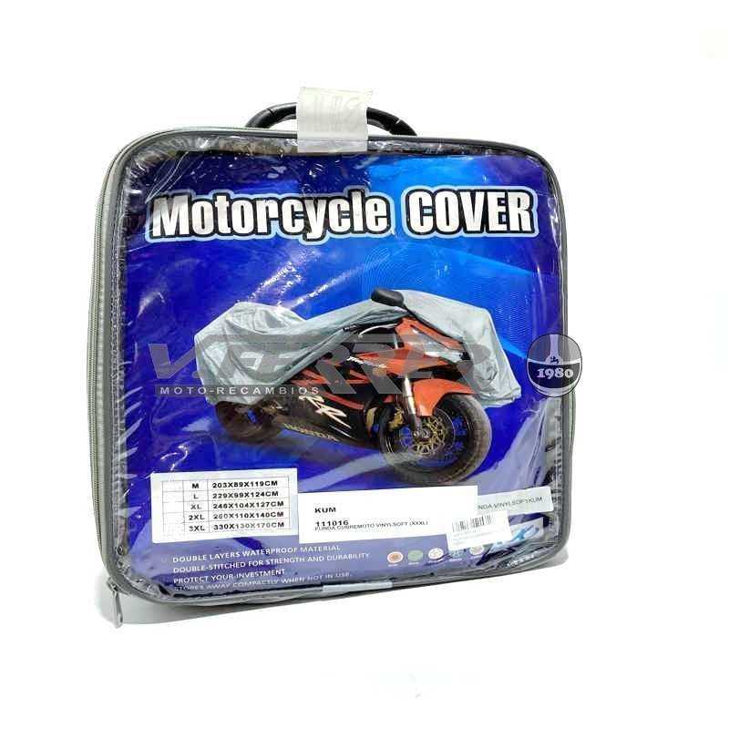 FUNDA CUBREMOTO SILVERTECH T-L 229x99x124cm