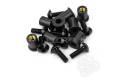 Kit tornillos cúpula M5x15mm Color Negro
