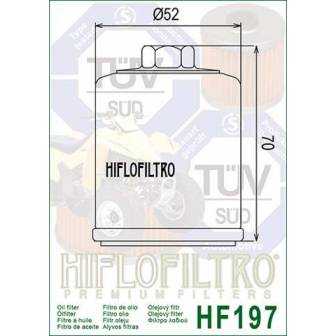 FILTRO ACEITE HIFLOFILTRO HF197