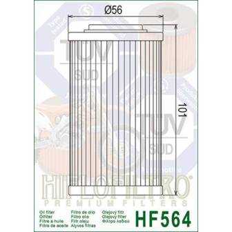 FILTRO ACEITE HIFLOFILTRO HF564