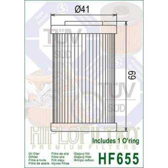 FILTRO ACEITE HIFLOFILTRO HF655