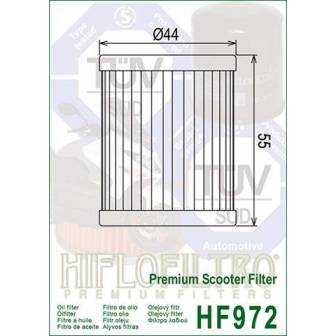 FILTRO ACEITE HIFLOFILTRO HF972